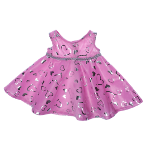 Pink and Silver Heart Dress