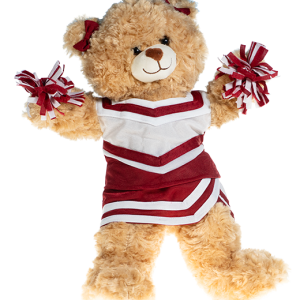 Maroon and White Cheer Uniform (16-inch)
