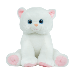 Opal the White Kitty (16-inch)